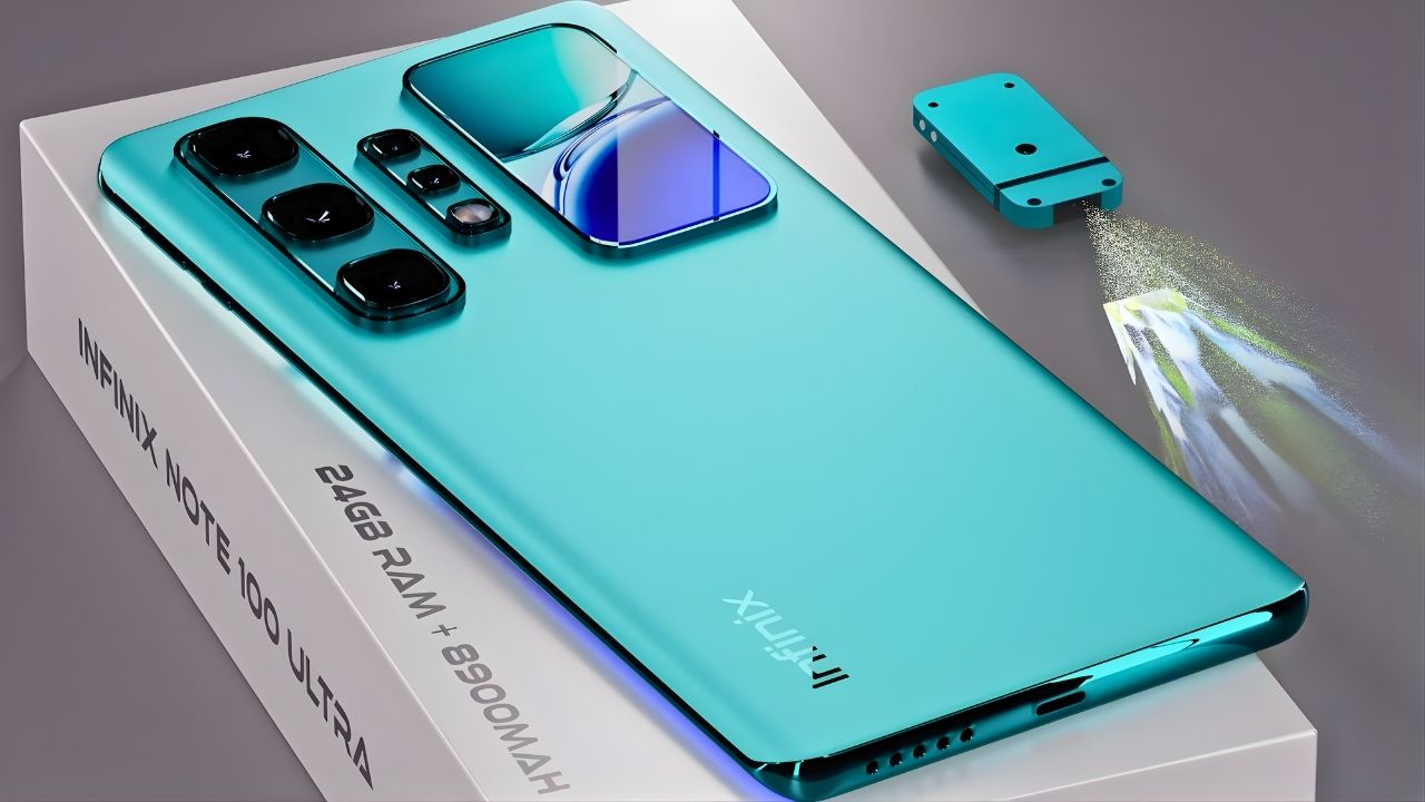 Infinix Note 100 Ultra: el nuevo smartphone con proyector, cámara de 300 MP, batería de 8900 mAh y 24 GB de RAM